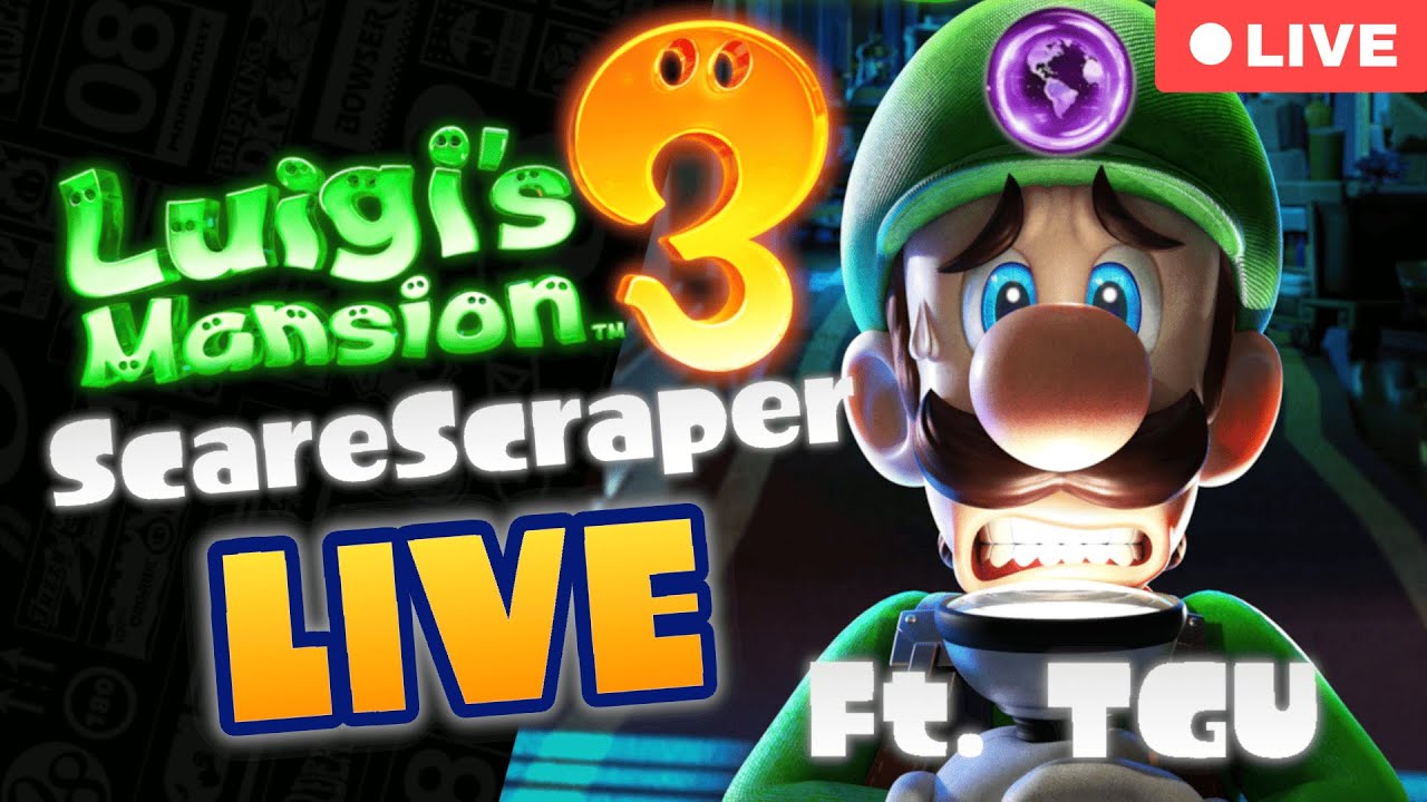 Luigi's Mansion 3 ScareScraper - LIVE 🔴​ Ft. ⁨