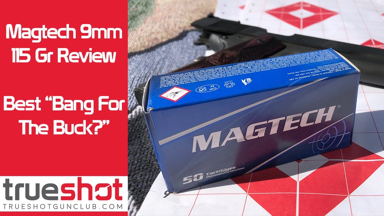 Обзор патронов Magtech 9 мм 115 гран FMJ