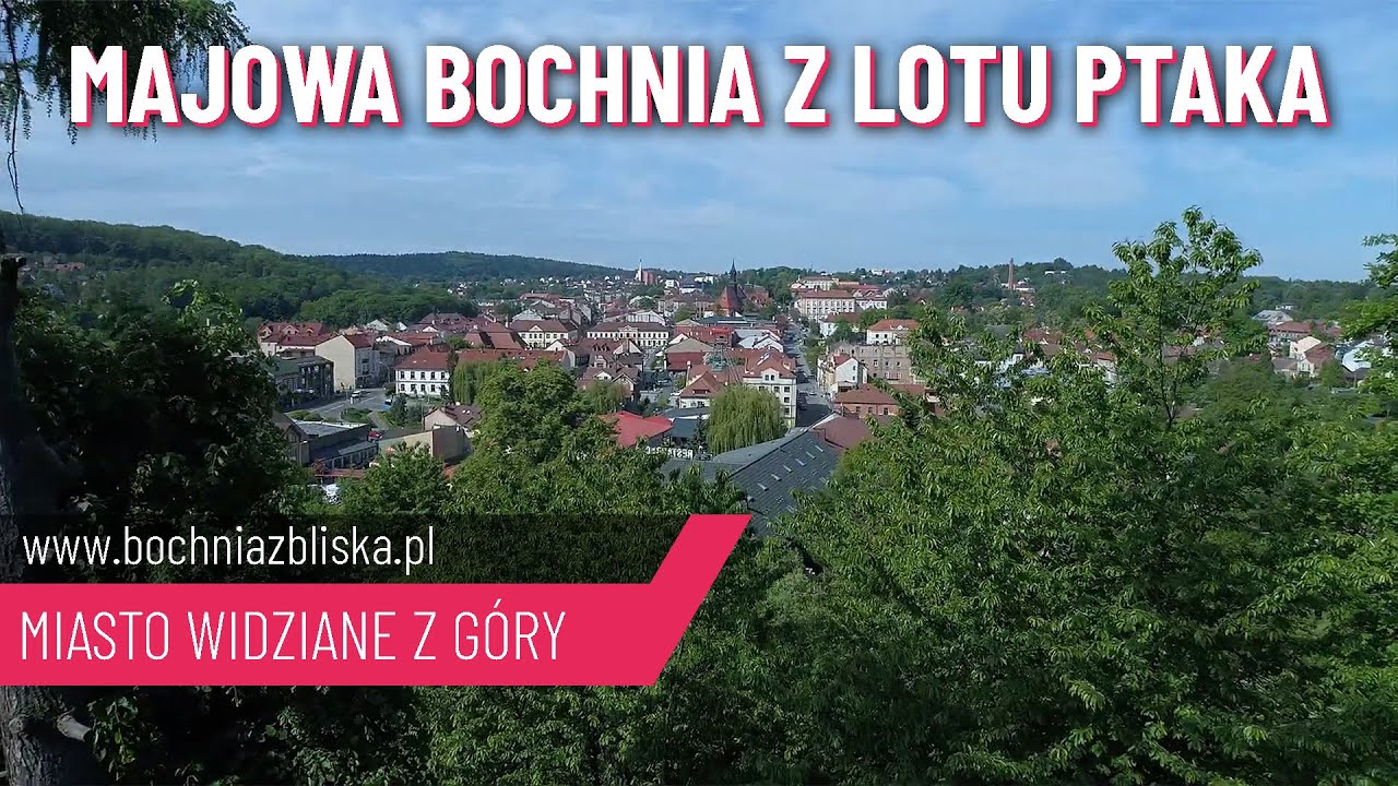 Majowa Bochnia z lotu ptaka |  Maj 2025