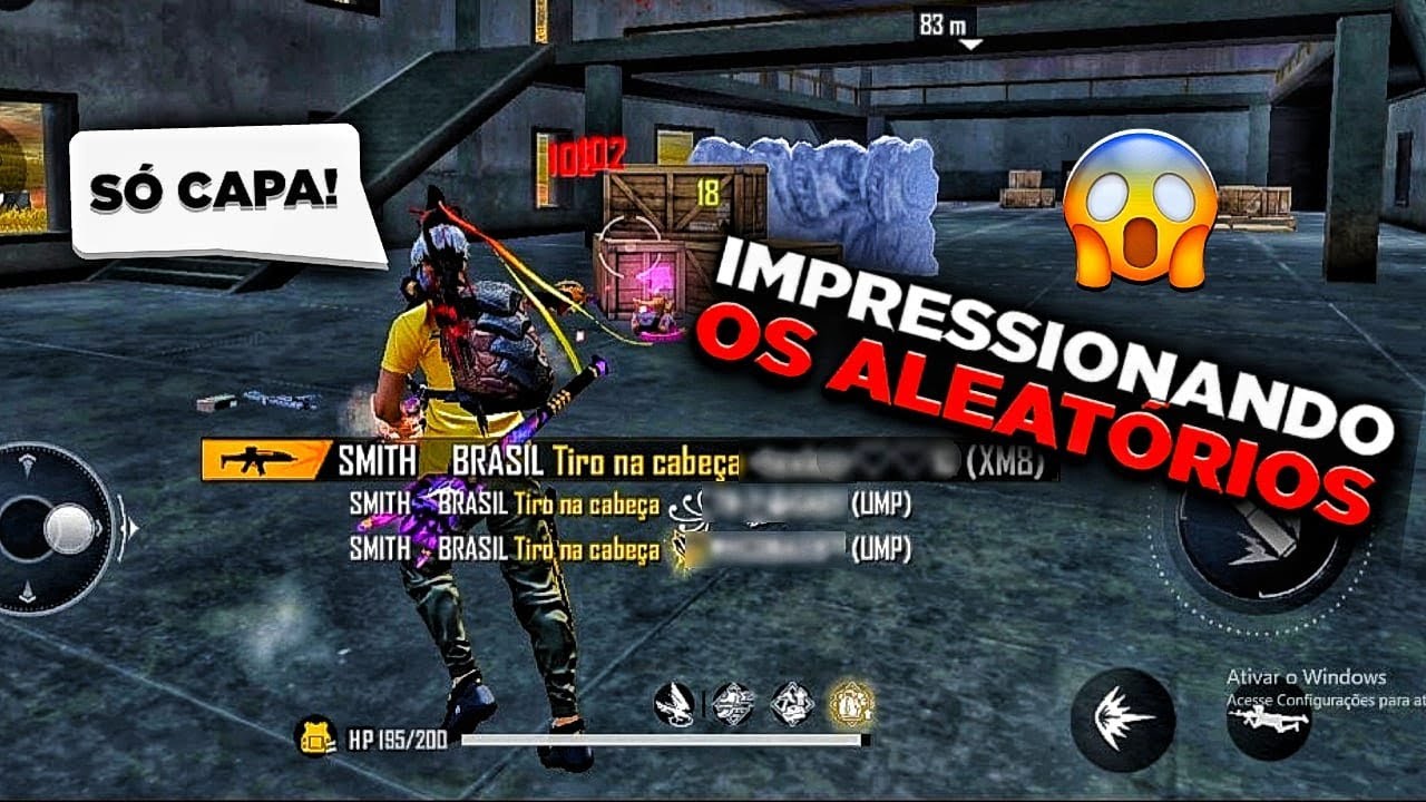 TENTEI IMPRESSIONAR os ALÉATORIOS NO FREE FIRE e OLHA OQUE ACONTECEU 😧🔥