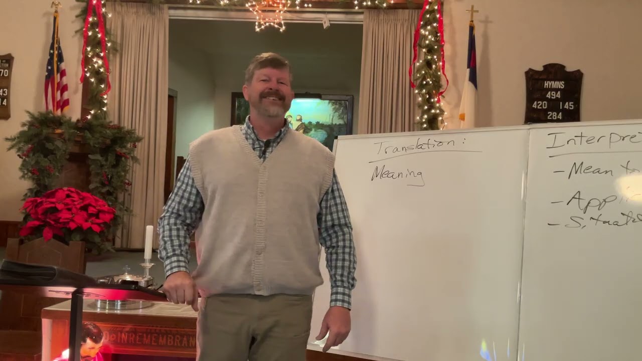Sunday School, January 4, 2026 - “How to Choose a Bible for Yourself or Your Kids!” Part 3