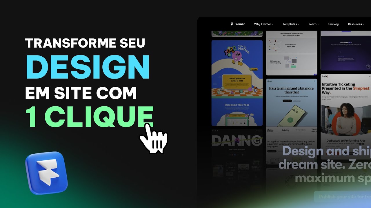Crie Landing Pages incríveis com essa Ferramenta: Framer