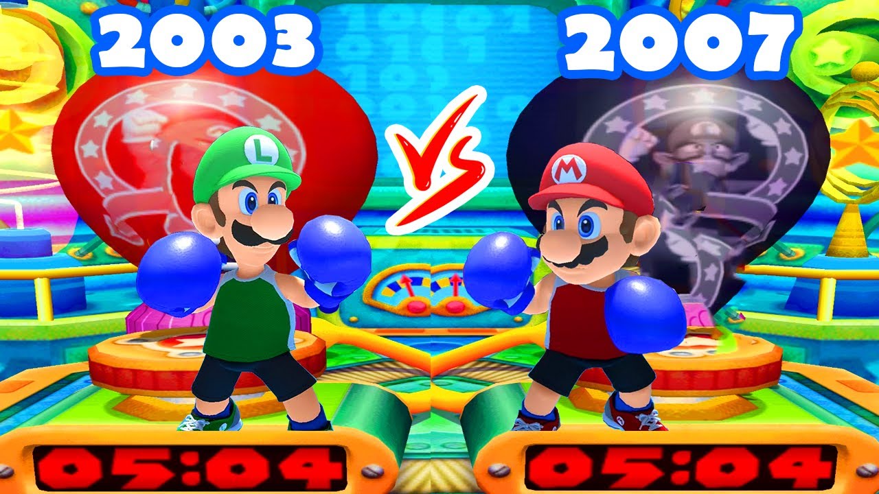 Mario Party 8 vs Mario Party 5 - Duel Minigames Compare - Mario vs His Friends