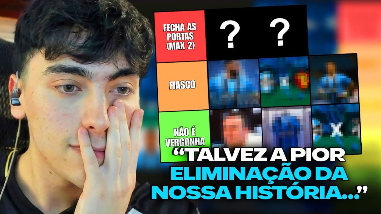 CHORUME FAZ TIERLIST DAS VERGONHAS DO GRÊMIO EM 2025! NÃO FALTARAM OPÇÕES!!