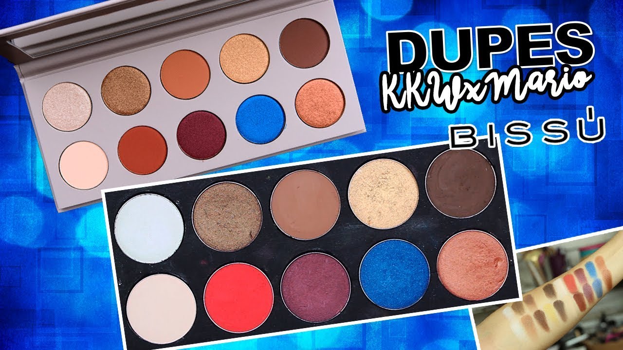 DUPES CON BISSÚ: KKWxMARIO/ Sombras Individuales y Cuartetos | Karla Burelo :)