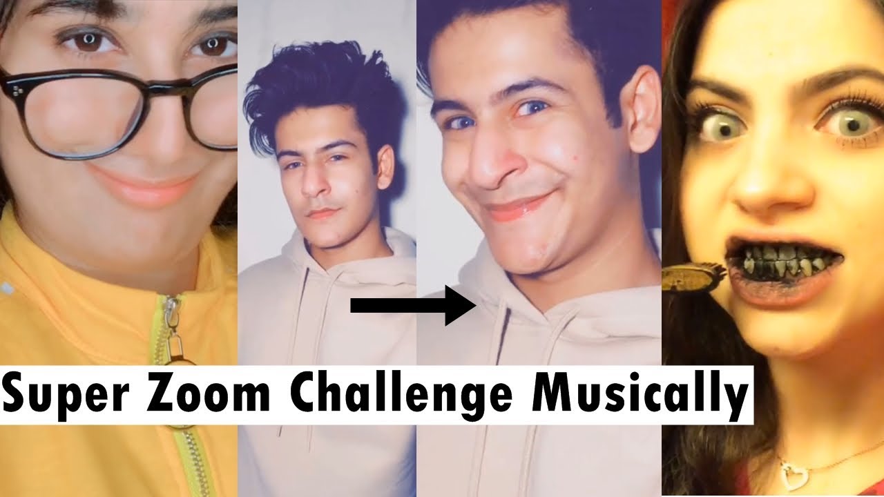 Funny Zoom Challenge Musically | Manjull Khattar | Funny Video 2018