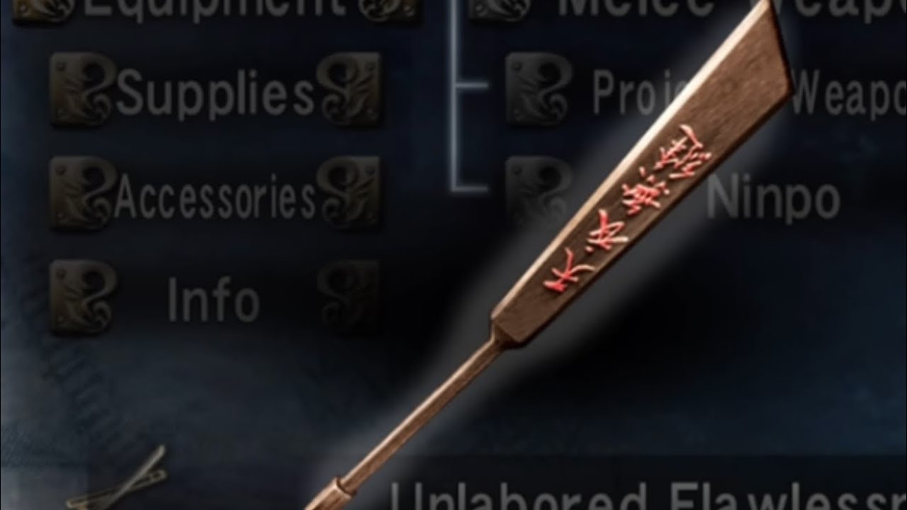The Benefit Of The Wooden Sword From Ninja Gaiden Sigma