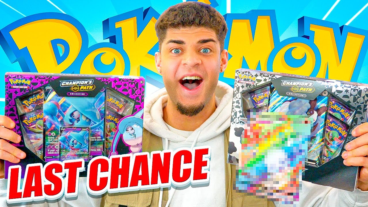 HUGE CHAMPIONS PATH PACK OPENING FOR $300 RAINBOW CHARIZARD!