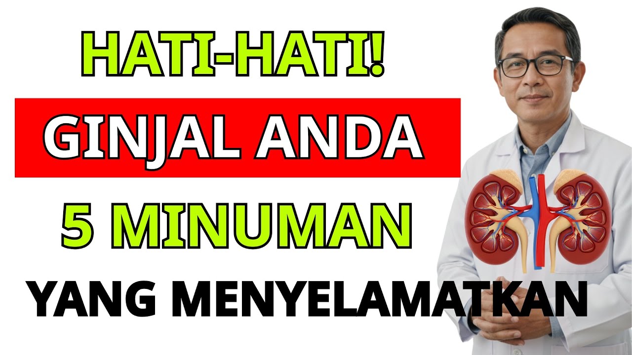 5 Jenis Minuman Ini Lindungi Ginjal❗ Batu Ginjal Bisa Hilang Alami Jika RUTIN
