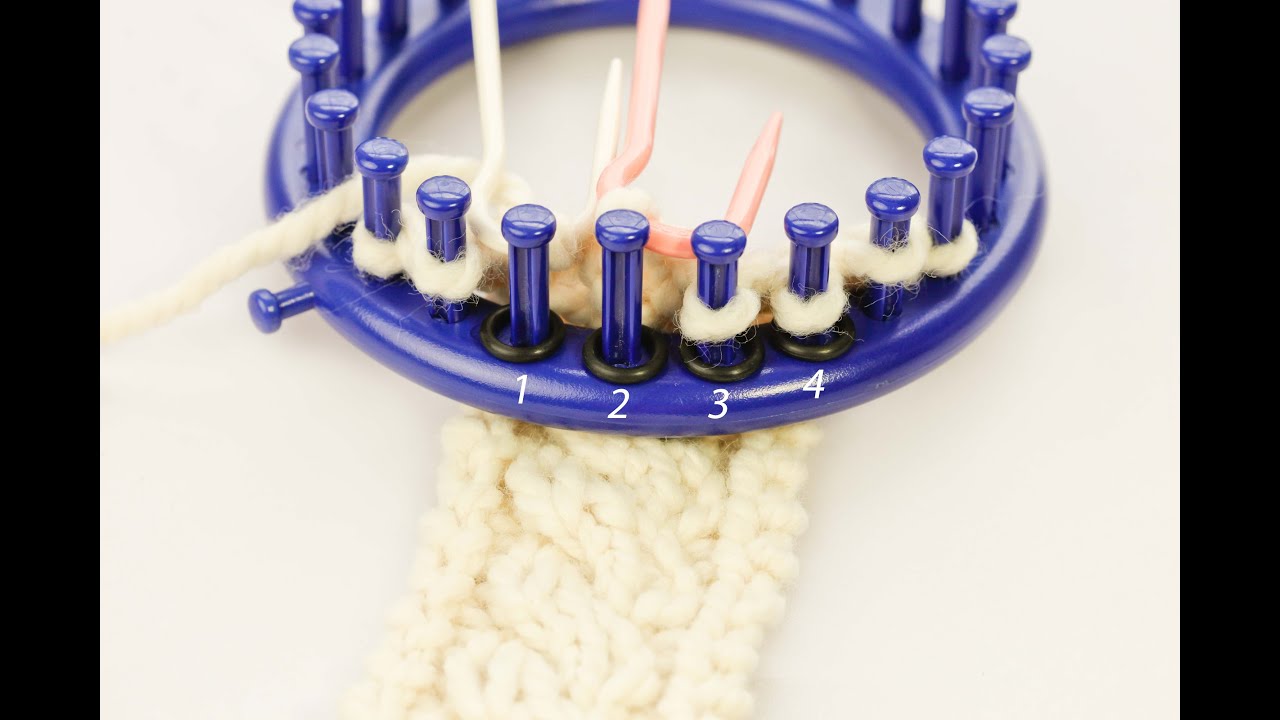 4-st RC Cable; Loom Knitting