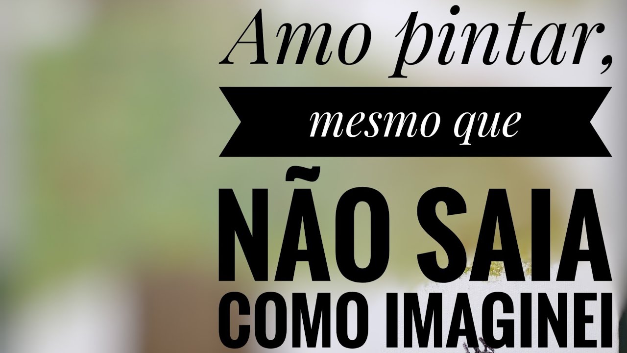 Pintura em tela simples | Pintura a óleo | Árvore - Nyna Brites