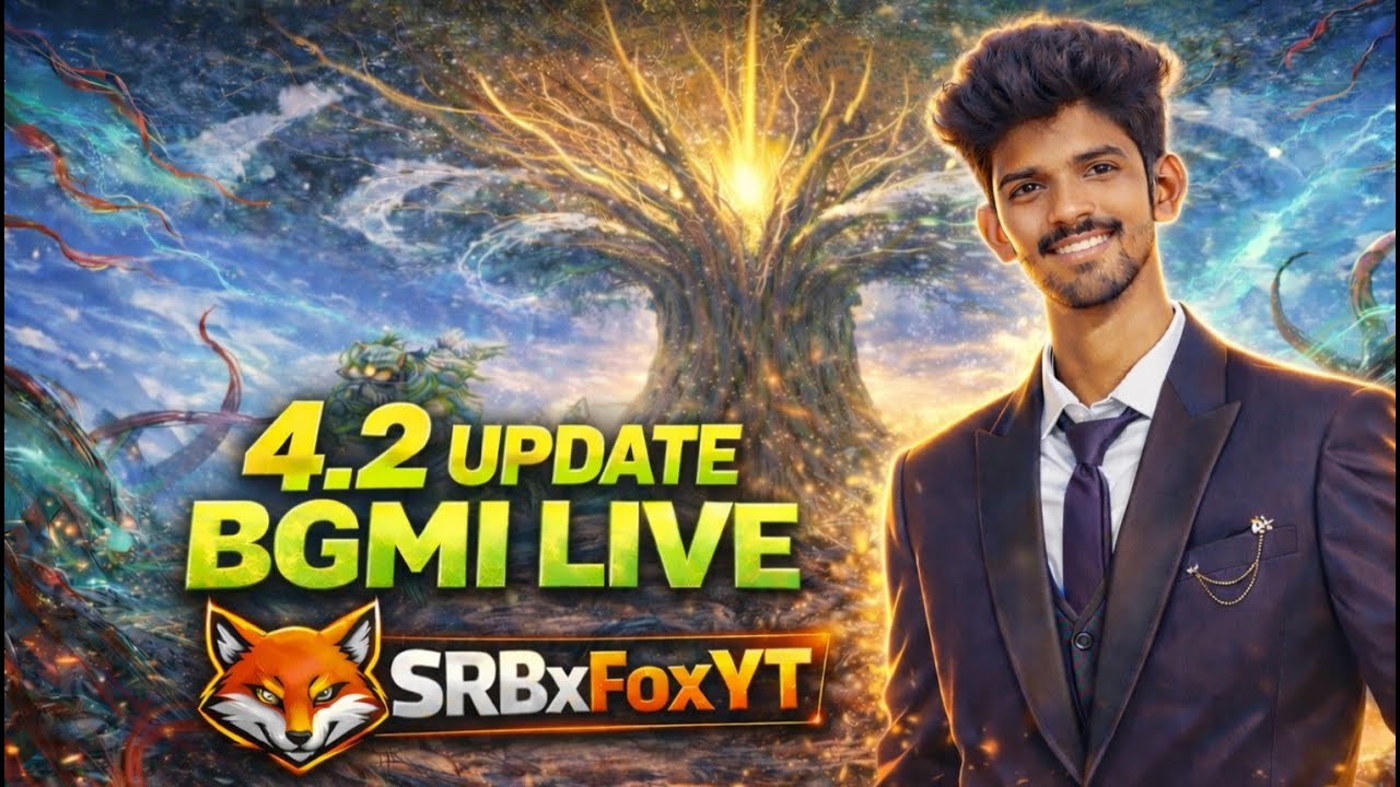 4.2 Update BGMI Live❤️💀Need Sponser For Device🙌🏻 | Mission Iruka Makkale🙋🏻 |#srb #bgmilive #srbfox