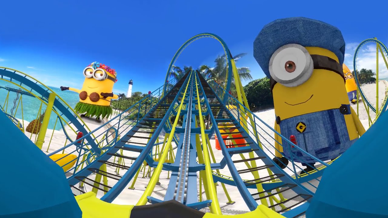 360 VR OS MINIONS - MONTANHA RUSSA