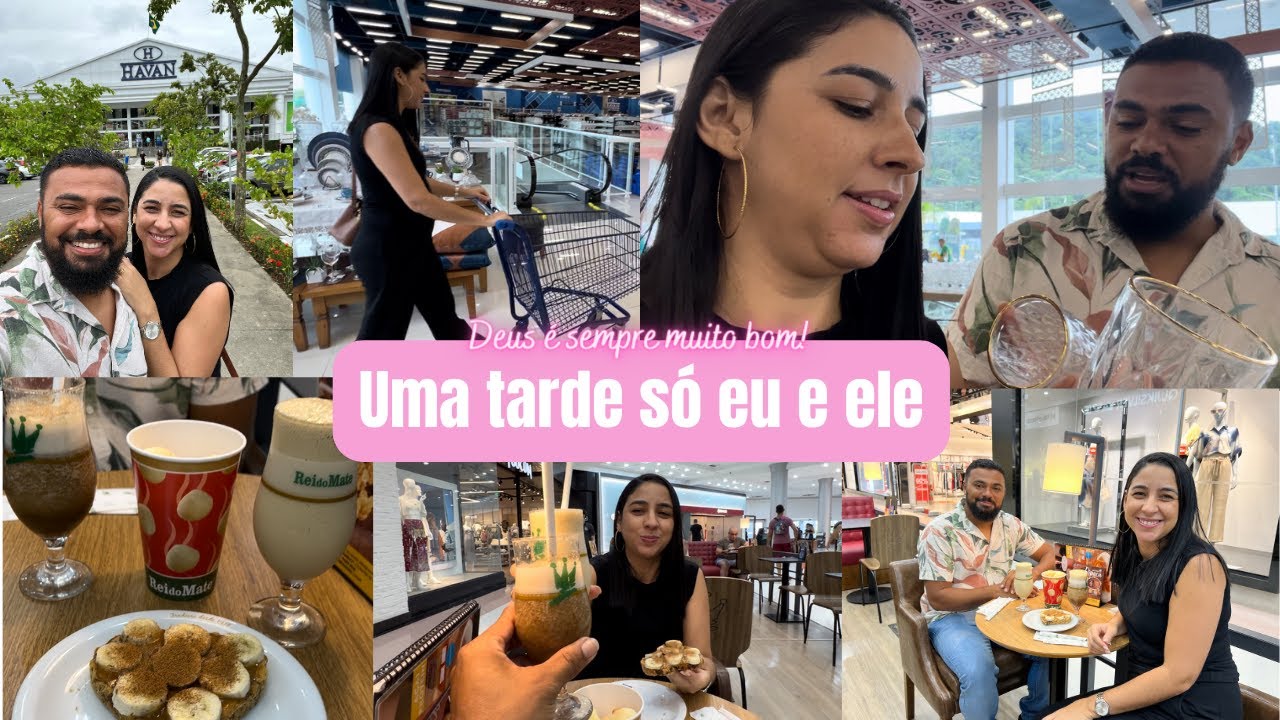 Folga do marido| Fomos passear| Comprei meus copos| Café da tarde maravilhoso| Missão Virtuosa