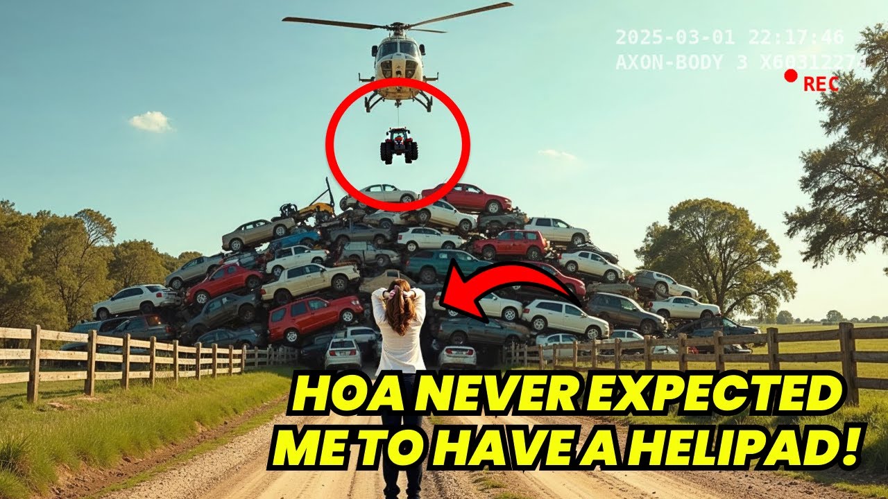 HOA Blocked My Driveway With Junkyard Cars—But They Had No Idea I Had a Helipad!