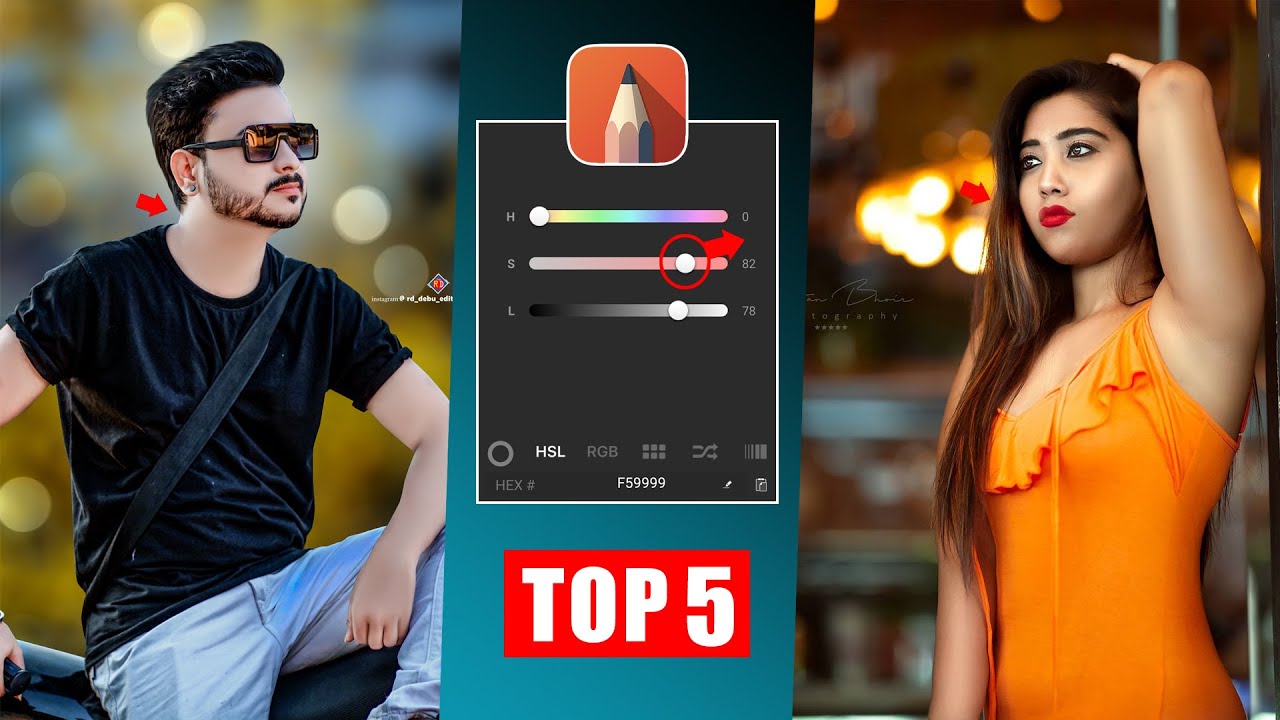 Top 5 Autodesk Sketchbook Photo Editing Tricks & Tips | Autodesk Secret Trick By SR editing Zone