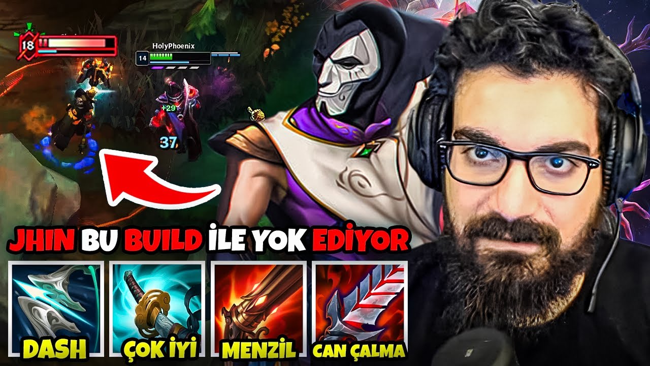 AŞIRI GÜÇLÜ JHIN ITEMLERI *şimşek hız build* | HolyPhoenix