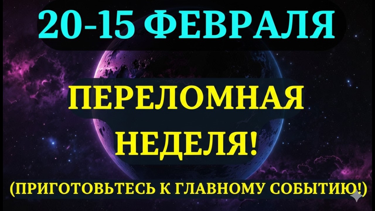 ВЫ ДОЛЖНЫ УЗНАТЬ ЭТО ДО ЗАВТРА! Срочные предупреждения на САМУЮ СУДЬБОНОСНУЮ НЕДЕЛЮ ФЕВРАЛЯ!