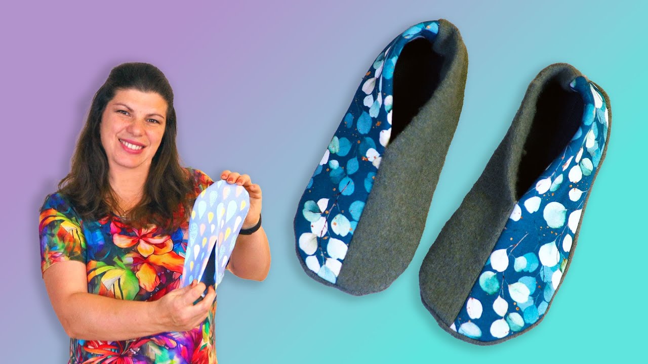 DIY Warm House Slippers // How to Sew the Perfect Slippers in minutes
