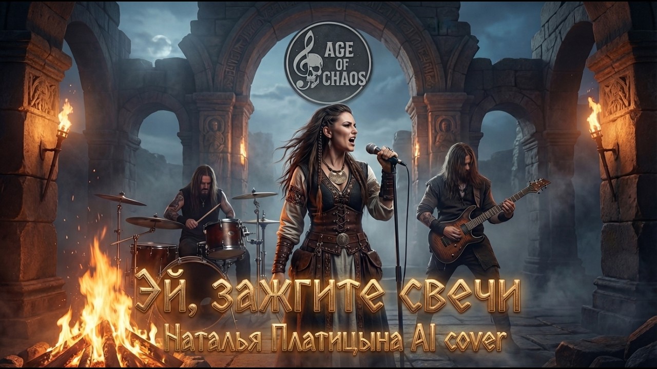 Наталья Платицына &mdash; Эй, зажгите свечи (Epic Dark Folk-Rock Cover)