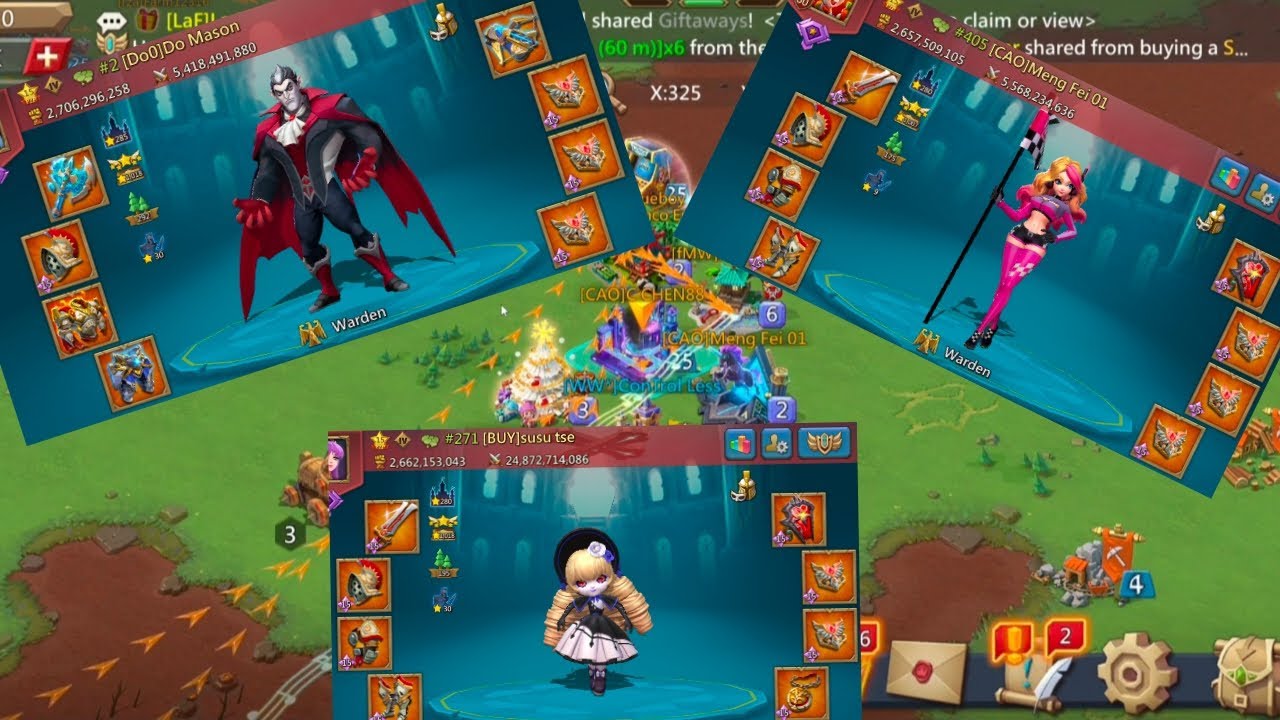4 Piece Emperor & Maxed Titans Challenged Mythic Trap Pure T5 Mix Rallies With Trojan Lordsmobile