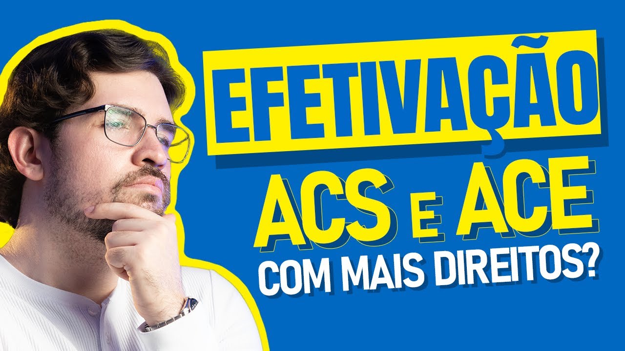 ACS e ACE Efetivados? Regime Jurídico dos Agentes Comunitários de Saúde e Endemias
