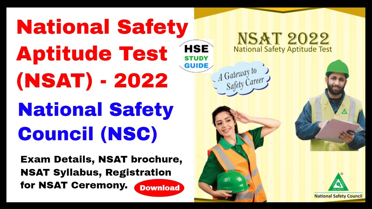 National Safety Aptitude Test (NSAT) By National Safety Council || NSAT 2022 || NSAT Exam Syllabus
