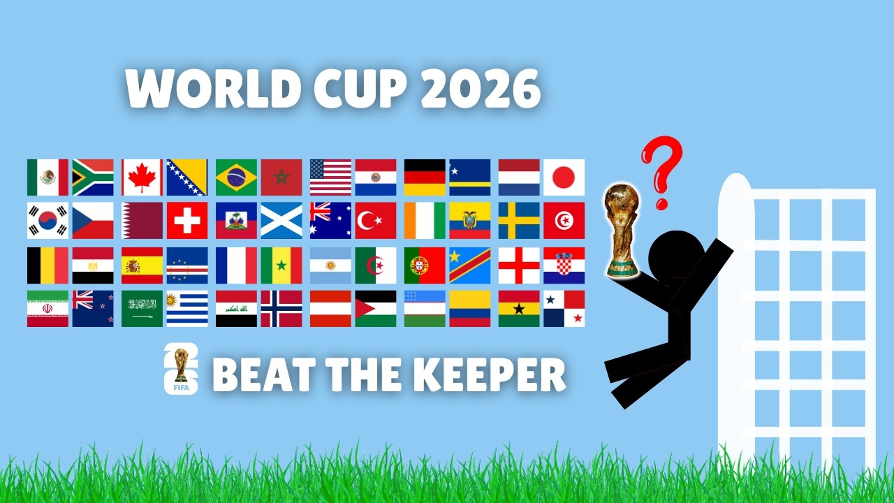 World Cup 2026 - Beat The Keeper - Marble Race