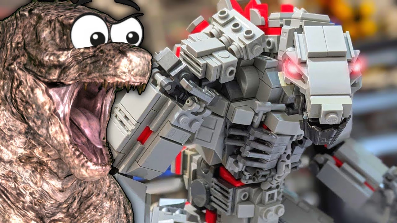 Lego MechaGodzilla vs Lego Ghidorah! (reaction)