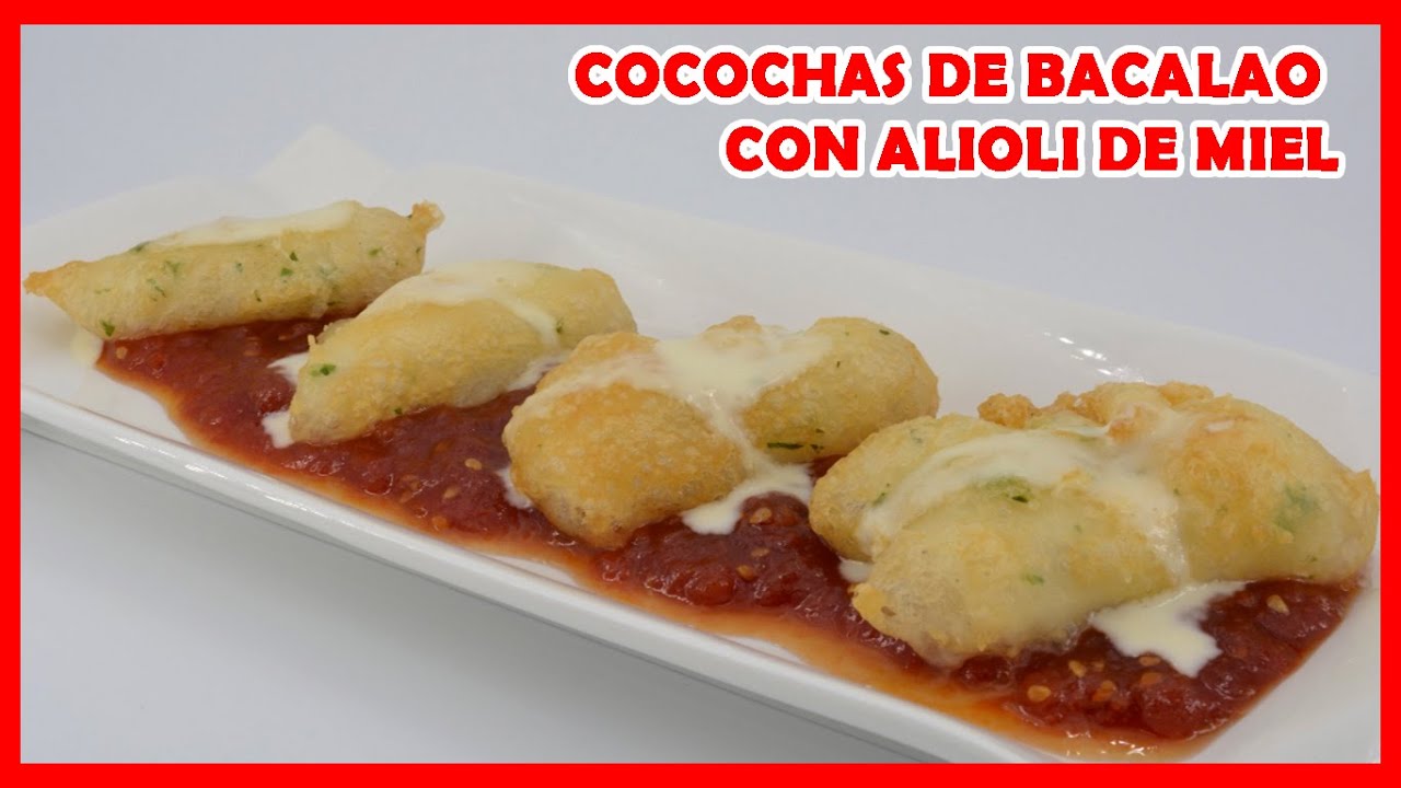 Cómo hacer Cocochas de Bacalao con Alioli de Miel | Las Recetas del Abuelo
