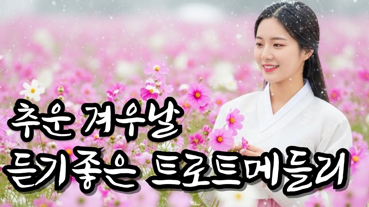 중간광고 없음 l 추운 겨울날 듣기 좋은포근한 감성 트로트 메들리 (1시간) l 트로트메들리 l 별이트로트