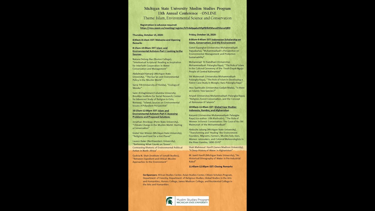 Muslim Studies Program 13th Annual Conference 