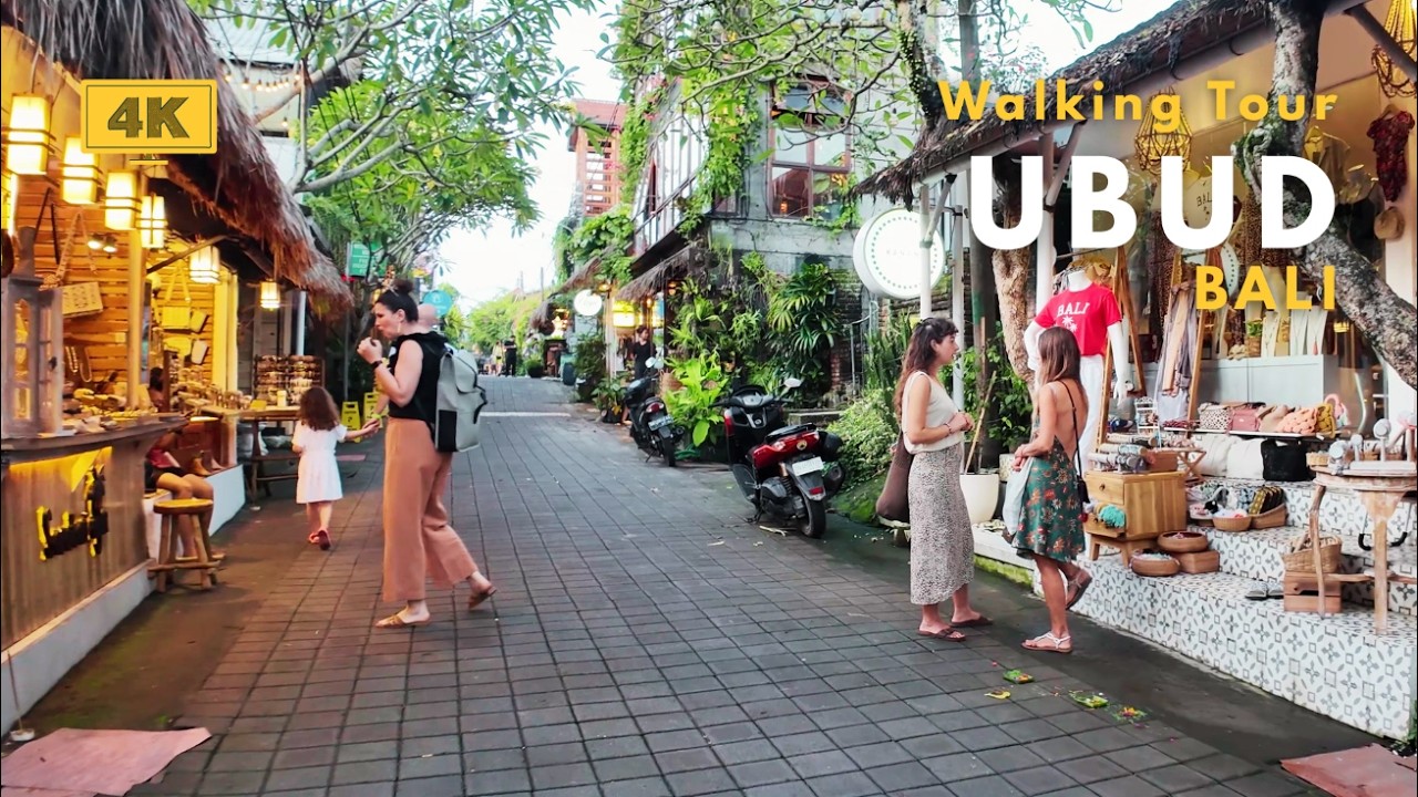 UBUD, Bali Walk Around Monkey Forest Street, Karna & Romantic Goutama Street 4K Walking Tour 2026