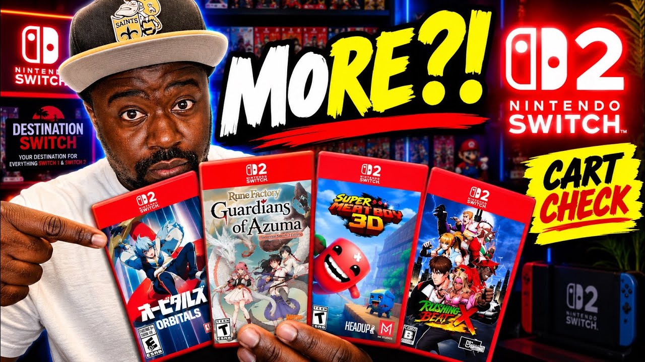 ЕЩЕ БОЛЬШЕ игр для Nintendo Switch 2 ДЕЙСТВИТЕЛЬНО выходят на картриджах!