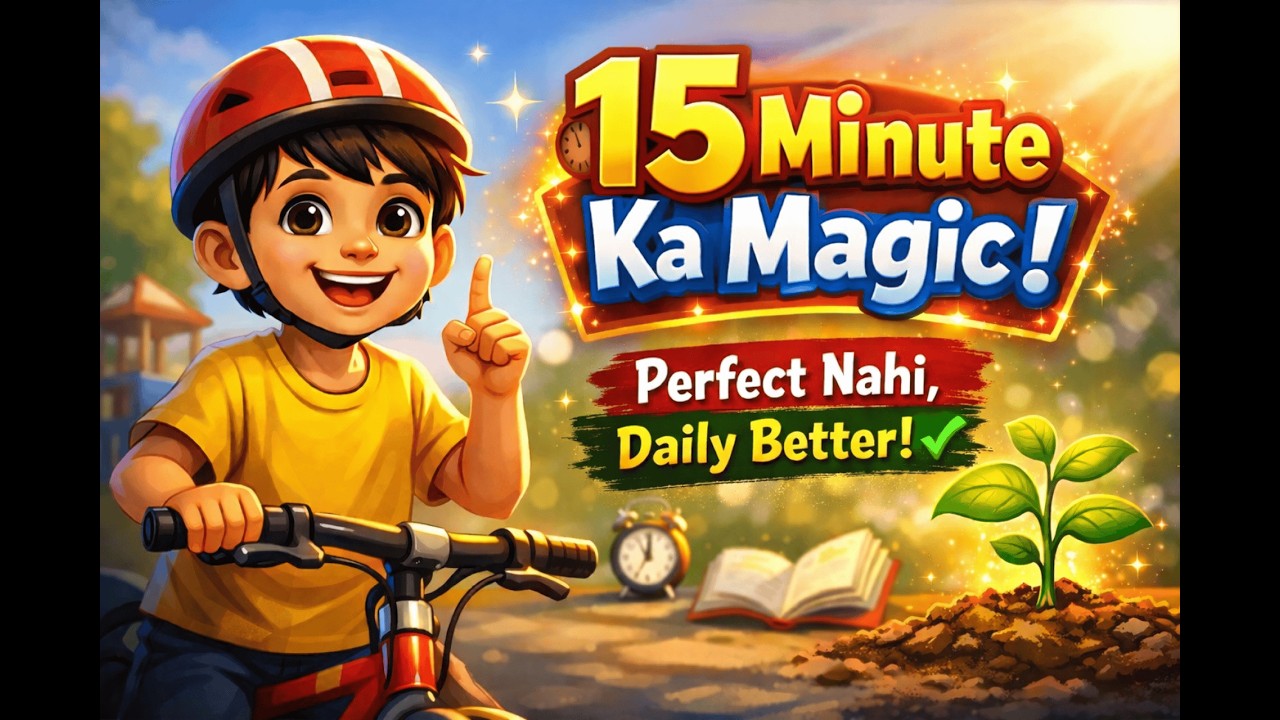 ✨ 15 Minute Magic – Sirf 15 Minute Roz Aur Confidence Grow Hone Lagta Hai | Motivational Story
