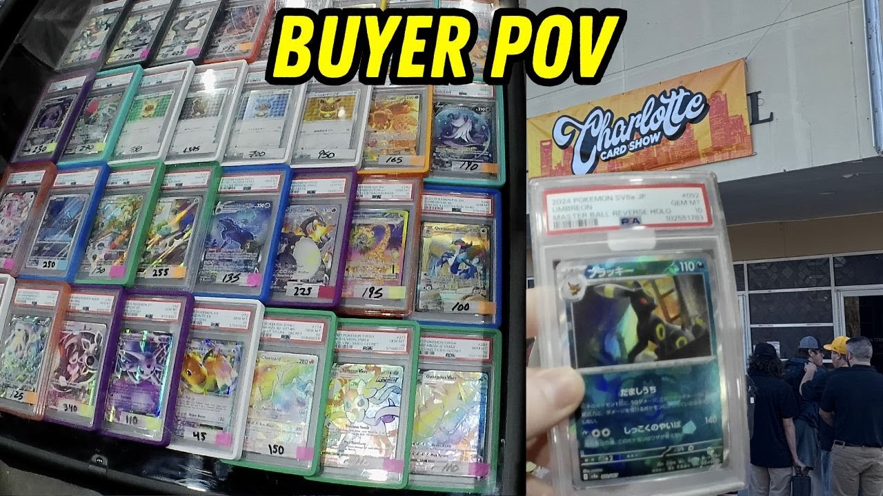 This Pokemon Card Market Is WILD! | DAY ONE Buyer POV | The Charlotte Card Show
