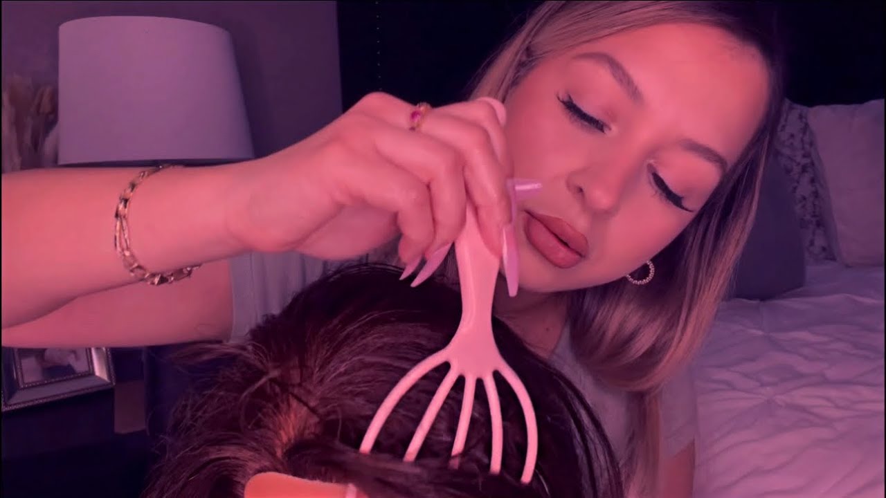 ASMR | Realistic head massage 💆‍♀️ head scratching, hair sounds 🤯