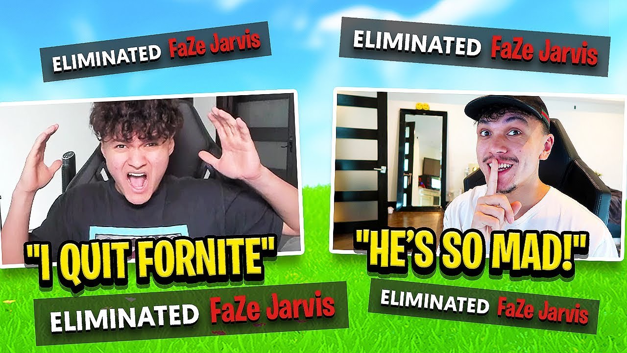 Я стримил снайперский FaZe Джарвиса, пока он не вышел из ярости из Fortnite
