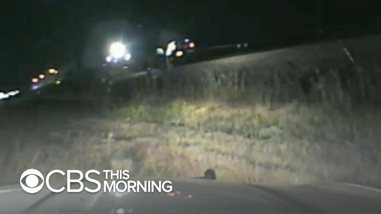 Dramatic video shows Utah trooper rescuing man from oncoming train