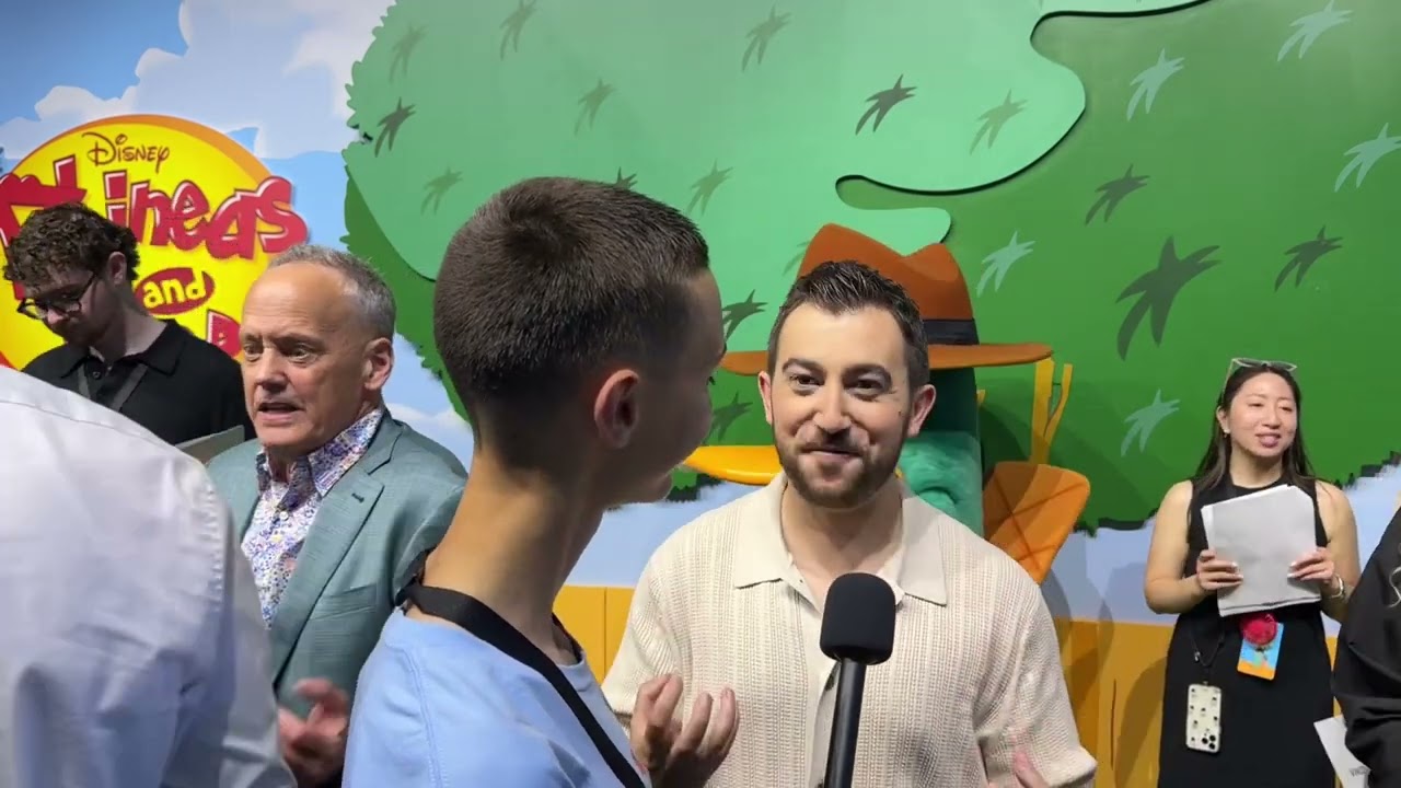 Interview With Vincent Martella Voices Phineas / Phineas and Ferb Premeire