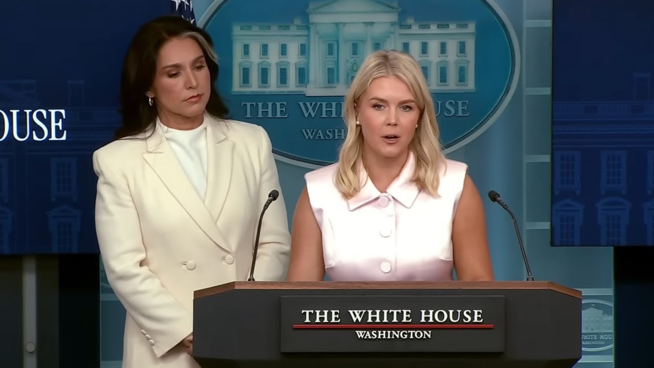 DNI Gabbard Remarks at White House Press Briefing with Karoline Leavitt | July 23, 2025