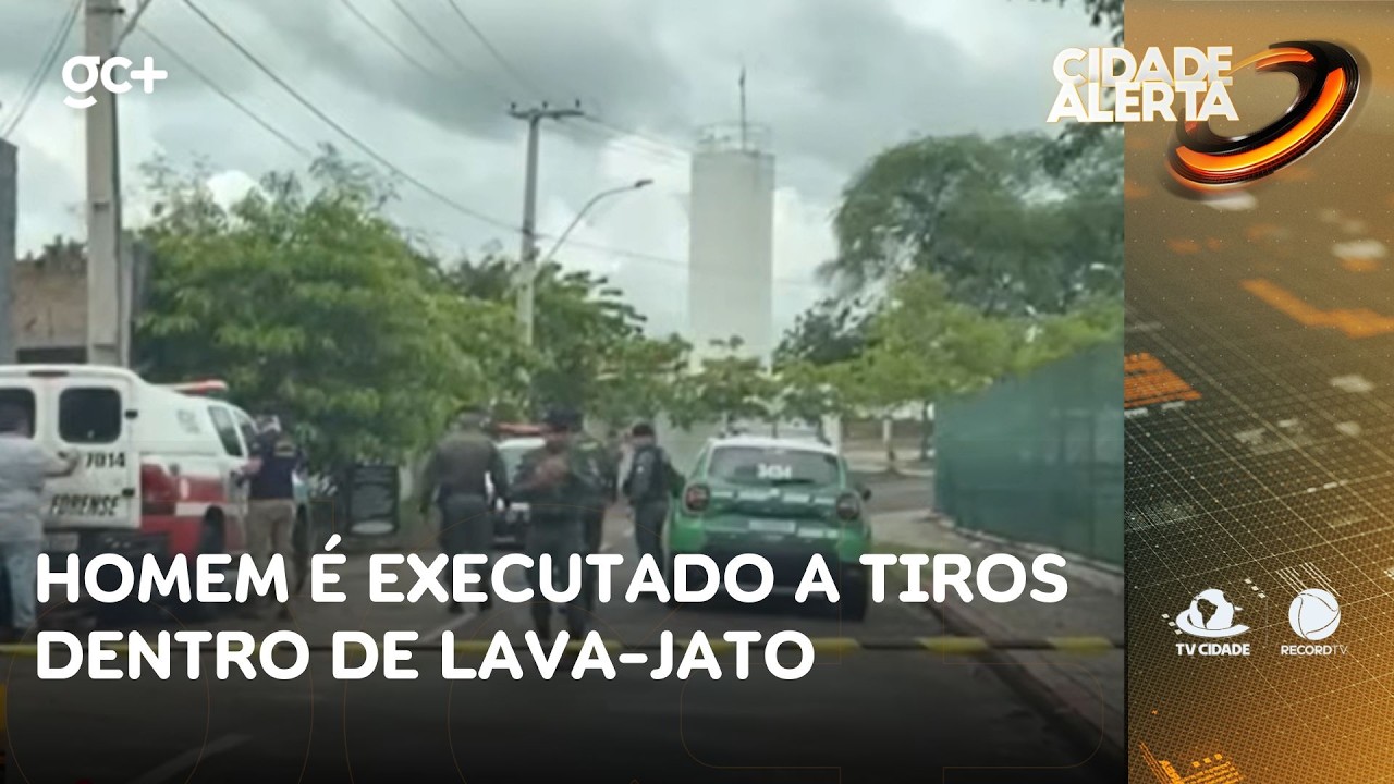 Homem é morto a tiros dentro de lava-jato; vítima chegava ao local de trabalho | Cidade Alerta CE
