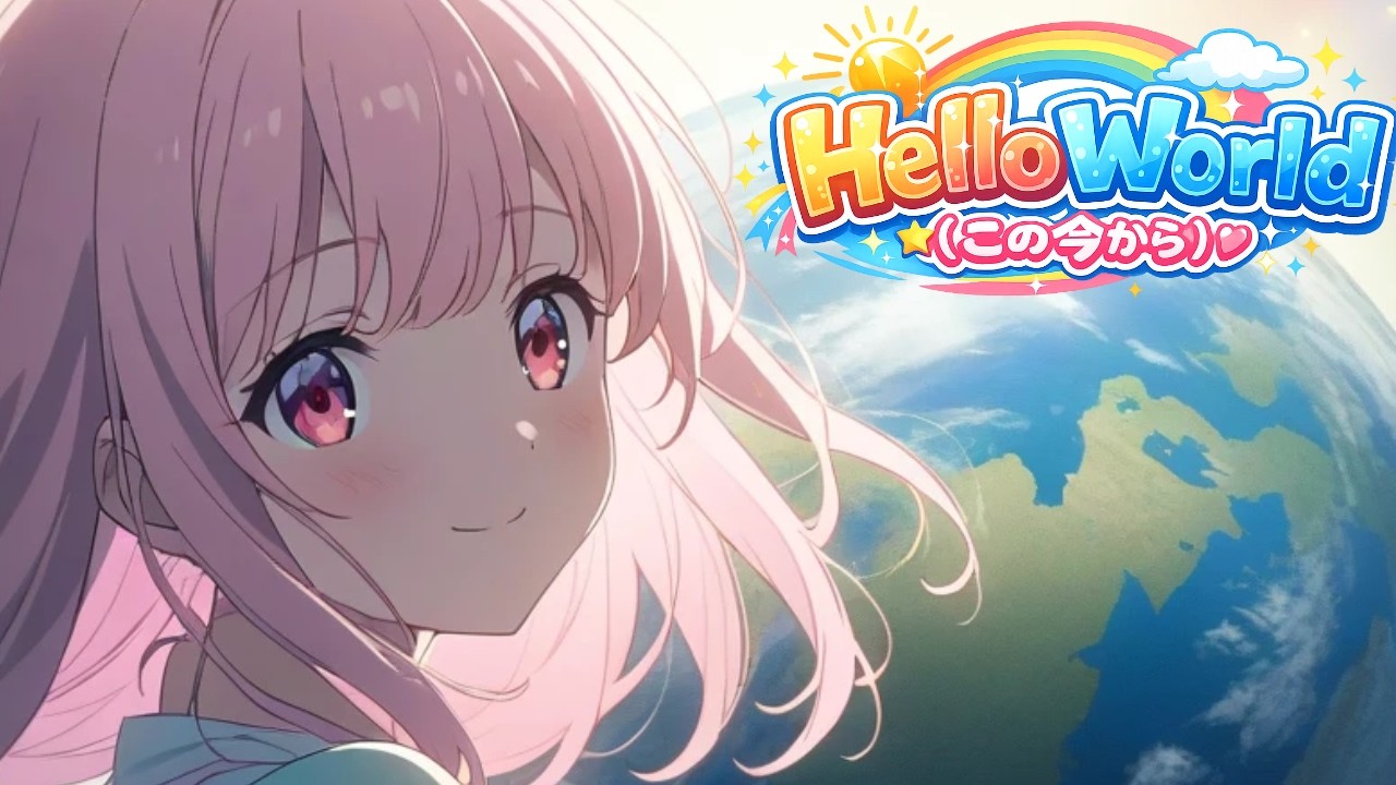 🌍【AMV】HelloWorld(この今から)🌍めいっぱい遊ぼう！【AI MUSIC/ Anime Music Video/神代雅】