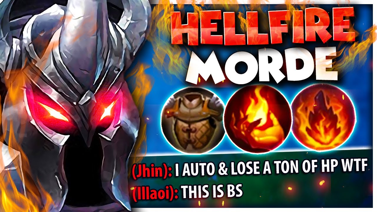 Mordekaiser...but his passive burns everyone inside for over 5K DMG 🔥🔥