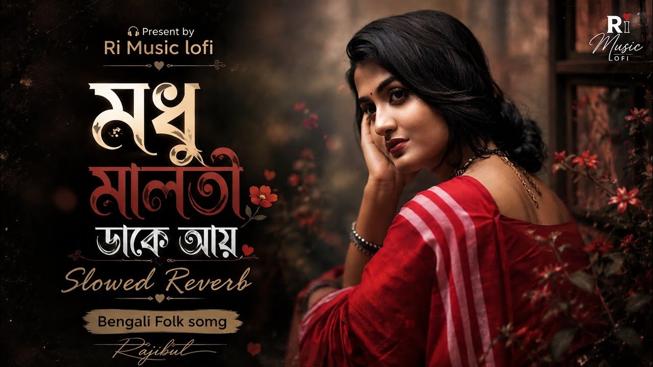 Modhu Maloti Daake Aay 🌸 | Relaxing Lo-Fi Version | Slowed + Reverb | Bengali Folk Chill Mix