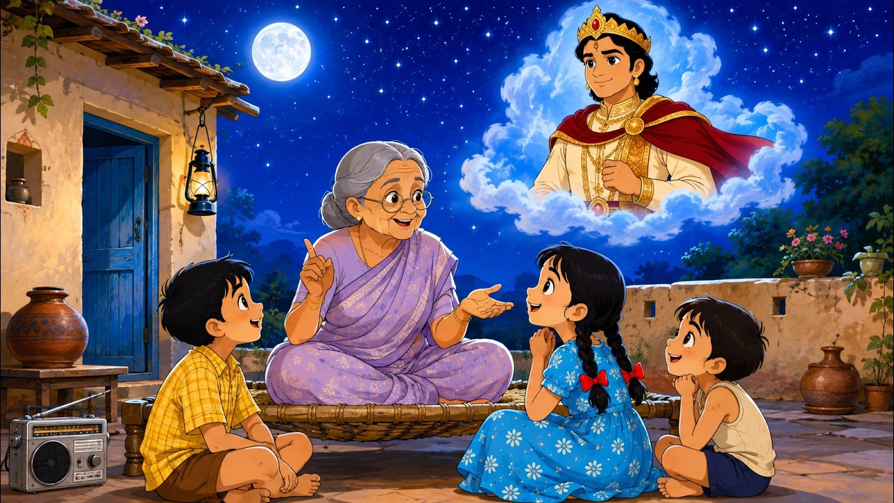आँगन में दादी की राजकुमार वाली कहानियाँ | 90s Nostalgia Story Video