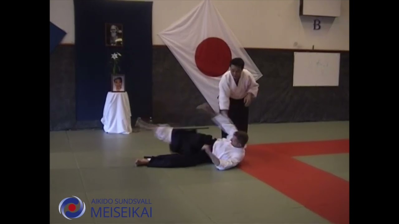 Aikido Gyaku Hanmi Zempo Gedan High Throw Shishiya Sensei, Sundsvall unknown year