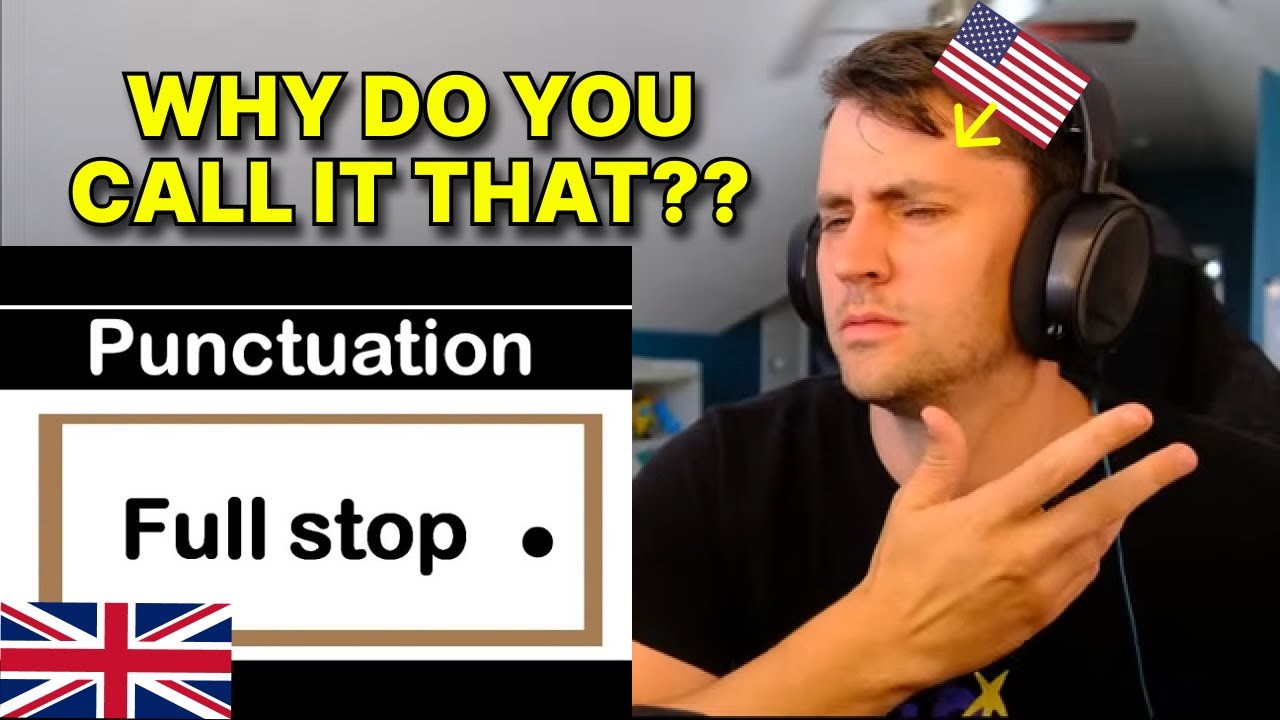 American reacts to British English and American English differences