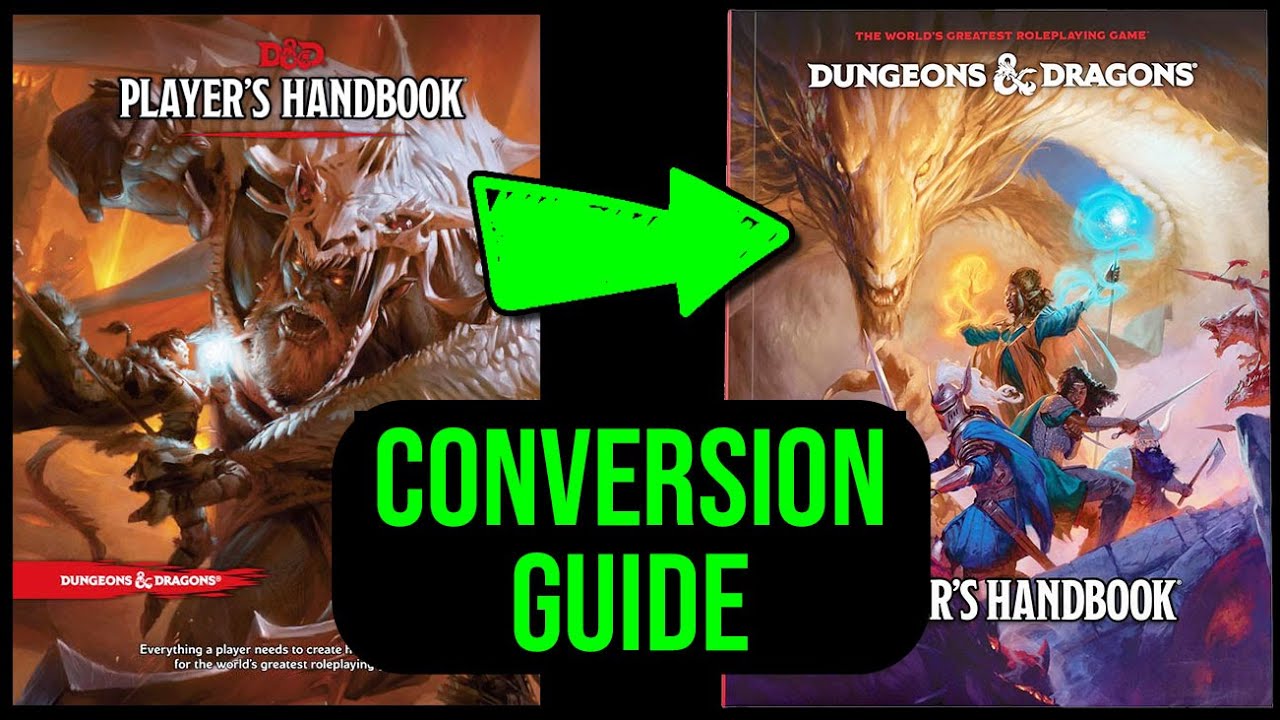 How to Convert D&D 2014 to 2024