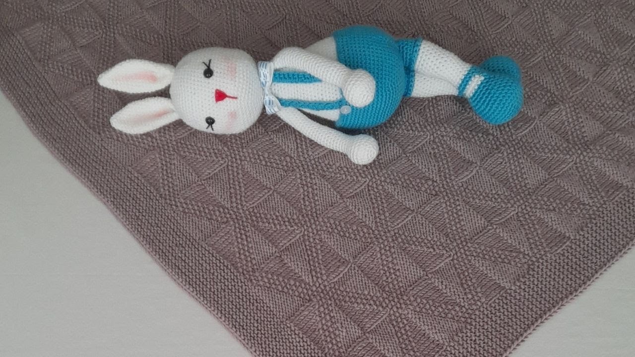 Tekli Pirinç Modeli Bebek Battaniyesi                      #bebekbattaniyesi #babyblanket #handmade 